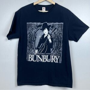 Enrique Bunbury 2022 El Ultimo Tour Concert T-Shirt Size M; Music, Festival